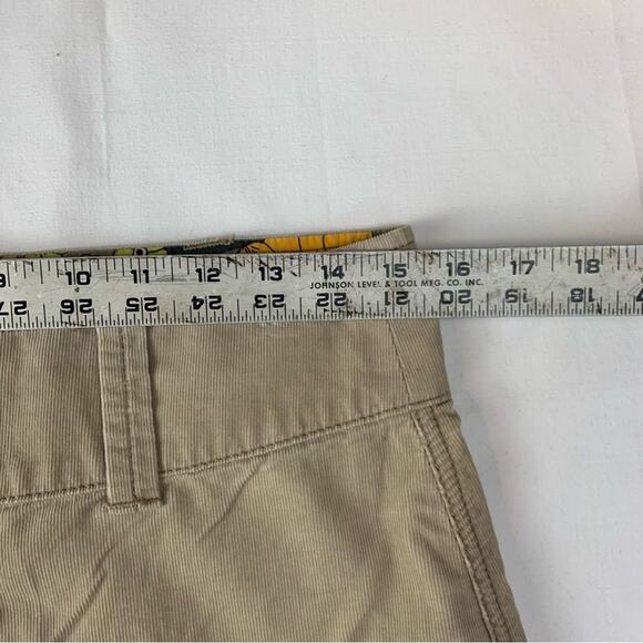 Abercrombie & Fitch y2k women's size 2 xs Tan Cargo Skirt mini Fit corduroy - Picture 10 of 11